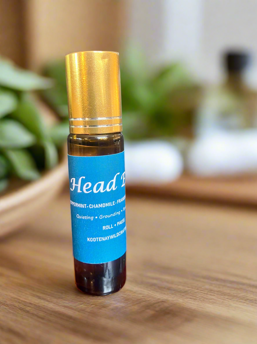 Head Ease – Peppermint & Chamomile Roller - Kootenay Woman
