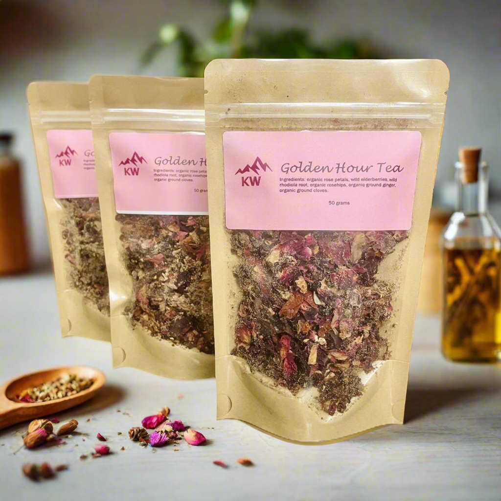 Golden Hour Tea – Herbal Blend | Kootenay Wildcrafting