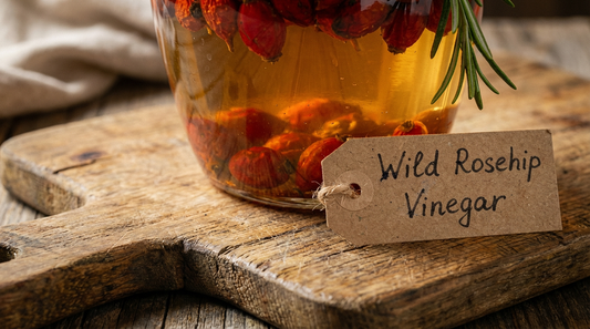 Brew Your Own Wild Rosehip Vinegar: A Tangy Elixir for Winter Wellness