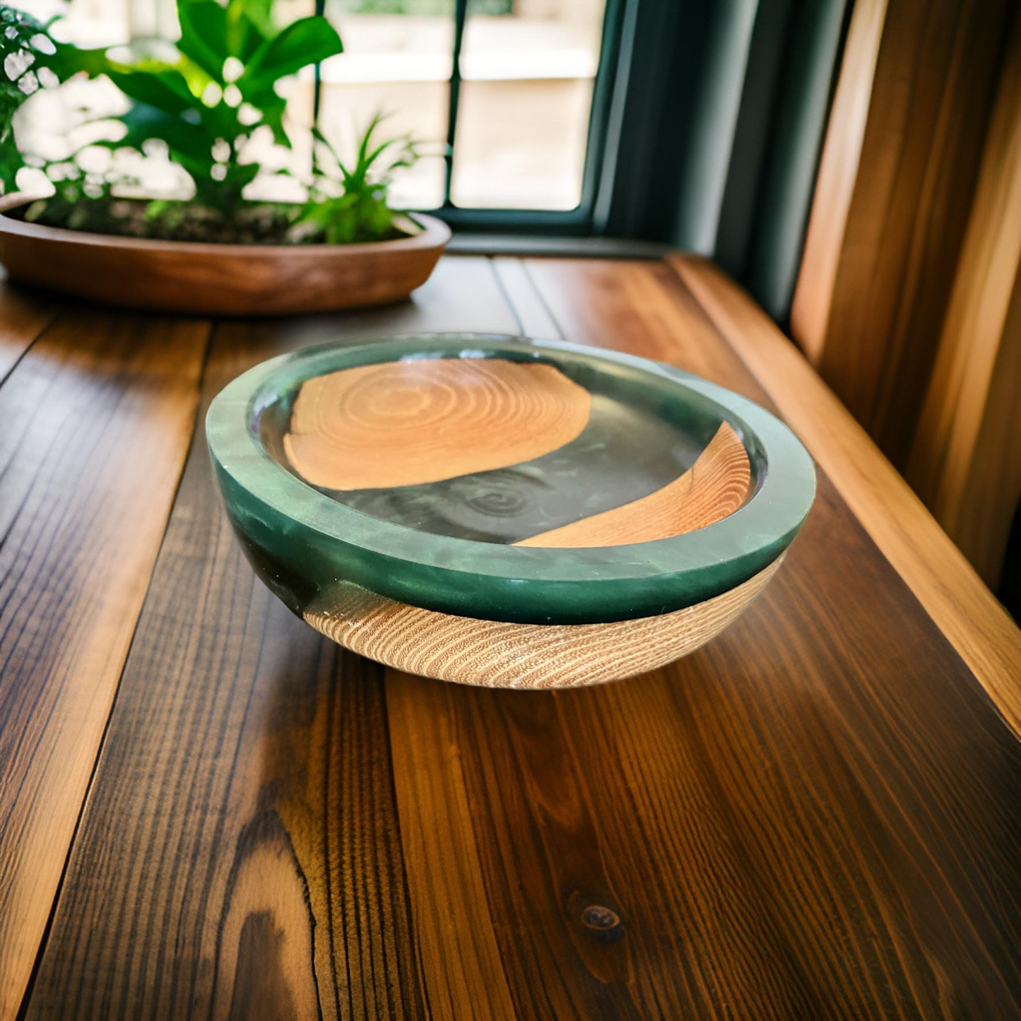 Forest River Resin Black Locust Bowl- 6.25”