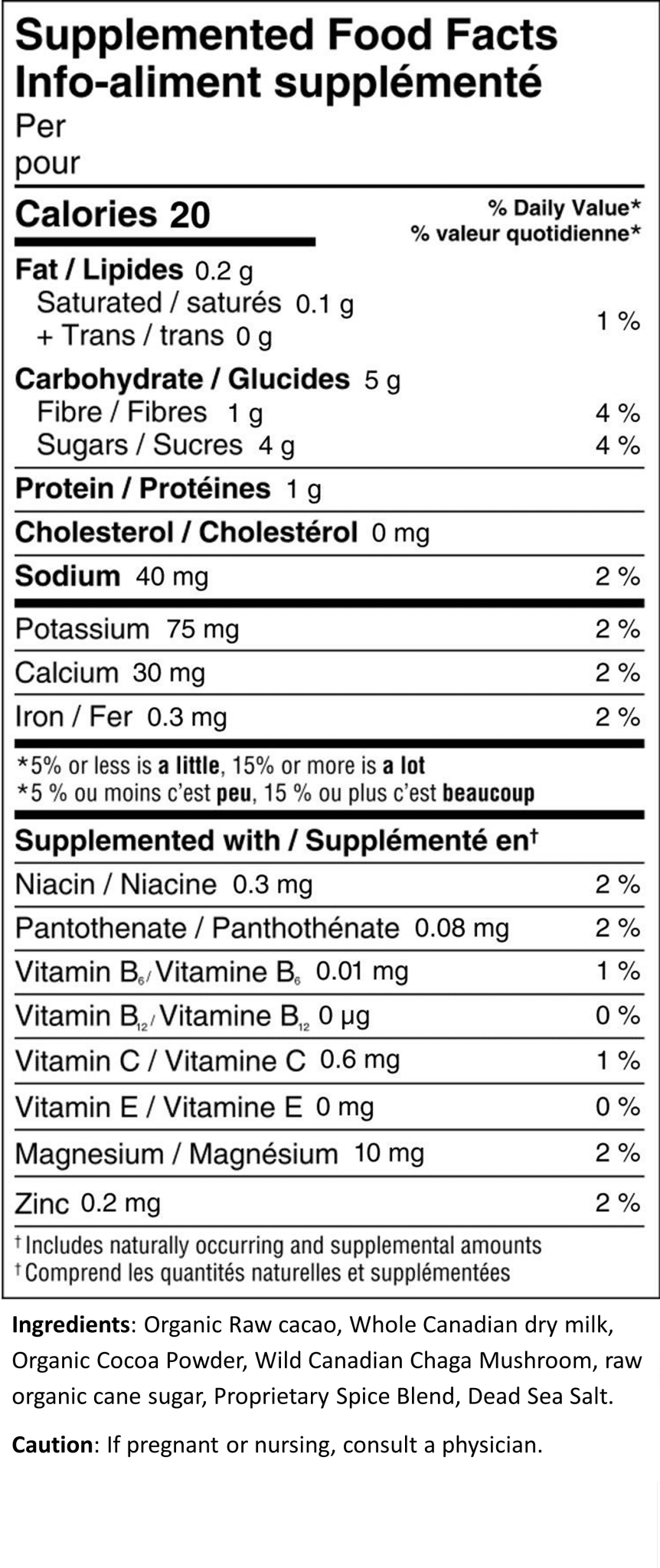 Chaga Hot Chocolate (Superfood Coffee Mate) - Kootenay Woman