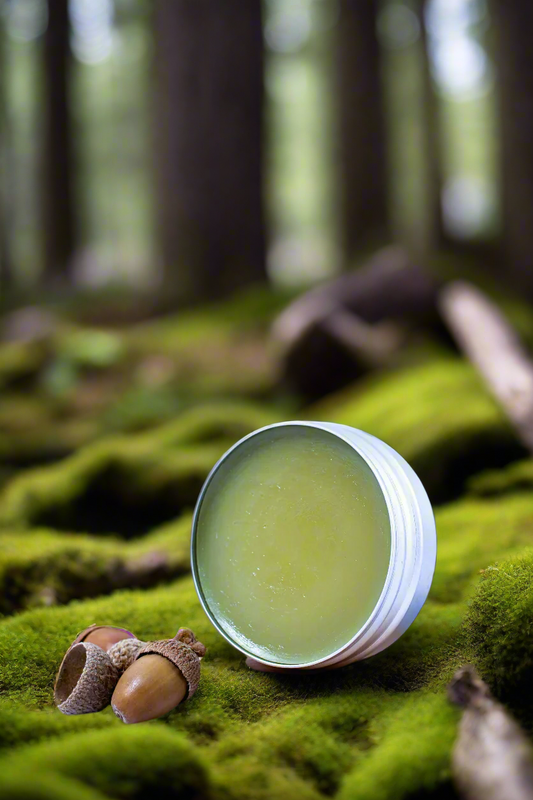 Forest Shield Balm: Plantain & Tallow Bug & Tick Repellent