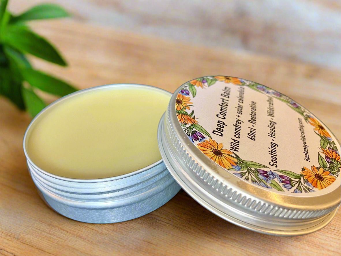 Deep Comfort Comfrey & Calendula Balm - Kootenay Woman