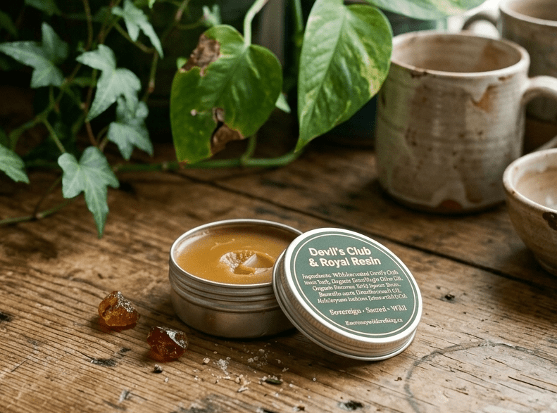 Devil’s Club & Royal Resin Botanical Salve - Kootenay Woman
