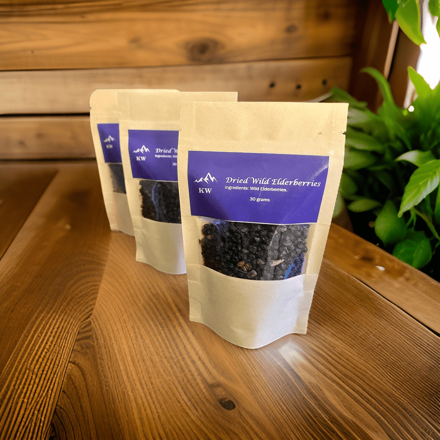 Dried Wild Elderberries - Kootenay Woman