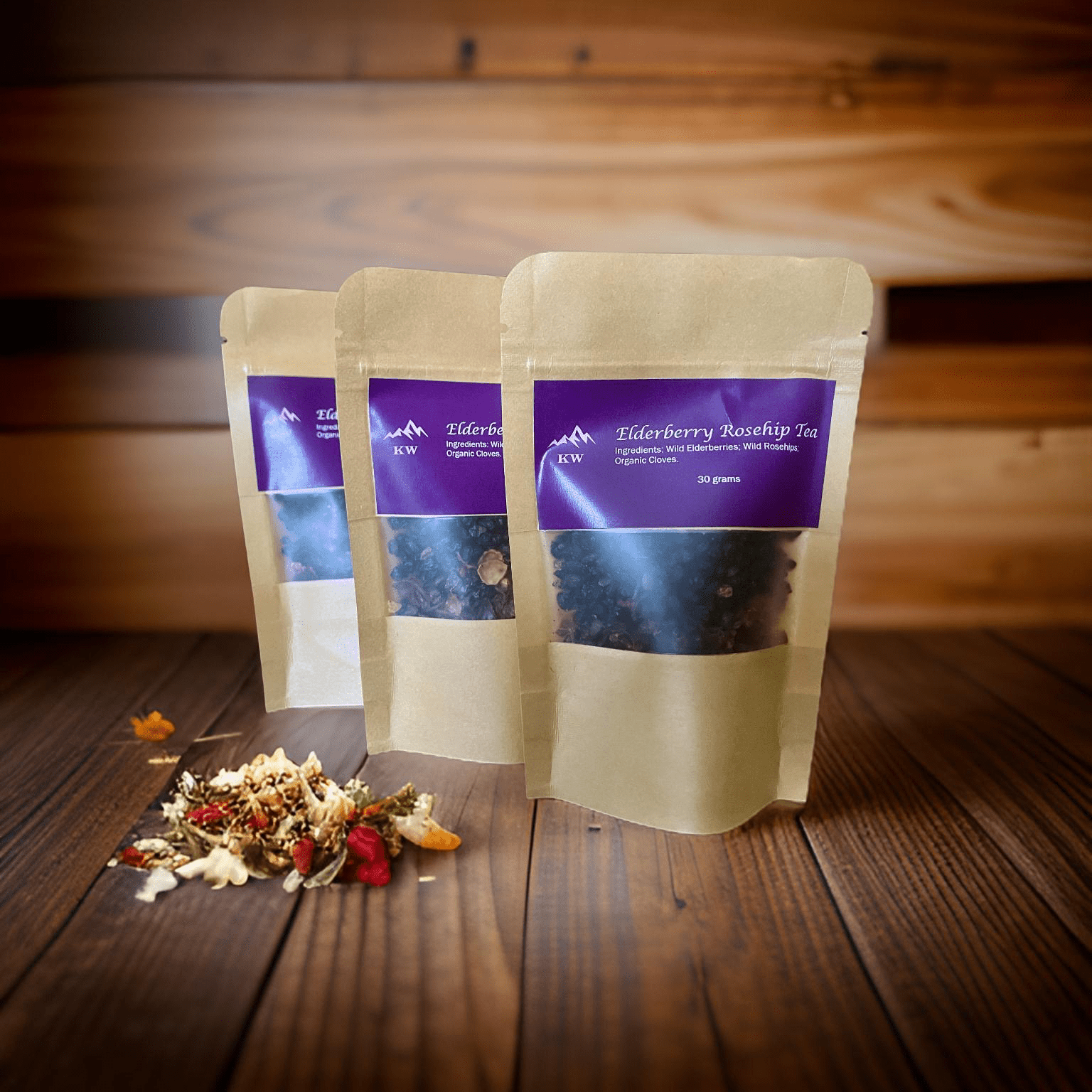 Elderberry Rosehip Tea - Kootenay Woman