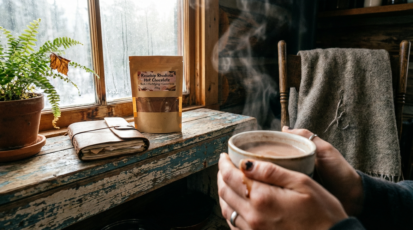 Rosehip Rhodiola Cocoa Spice Hot Chocolate