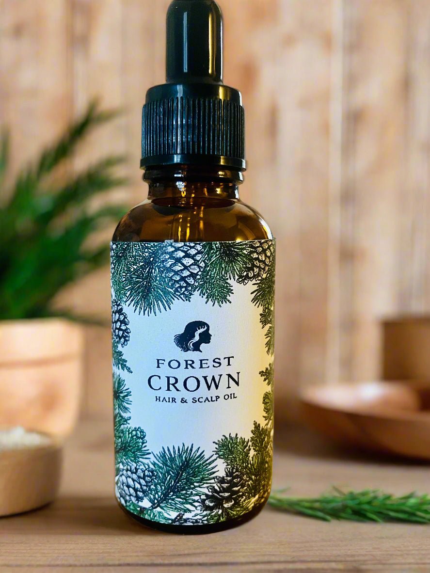 Forest Crown Hair & Scalp Oil (30 ml amber glass) - Kootenay Woman