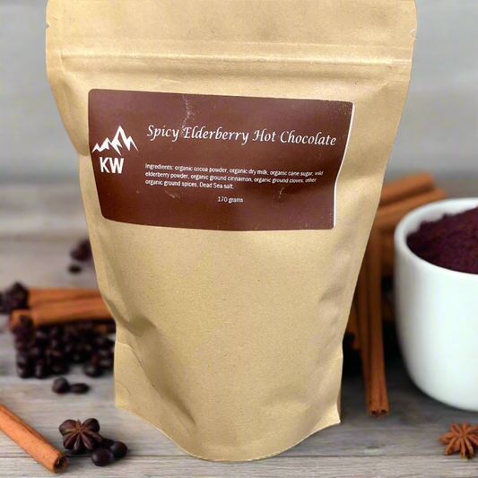 Organic Elderberry Spicy Hot Chocolate