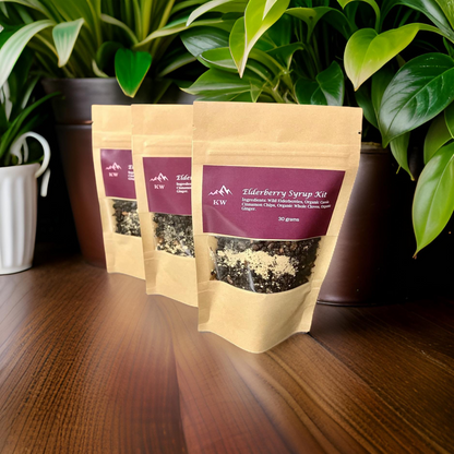 Homemade Wild Elderberry Syrup Kit