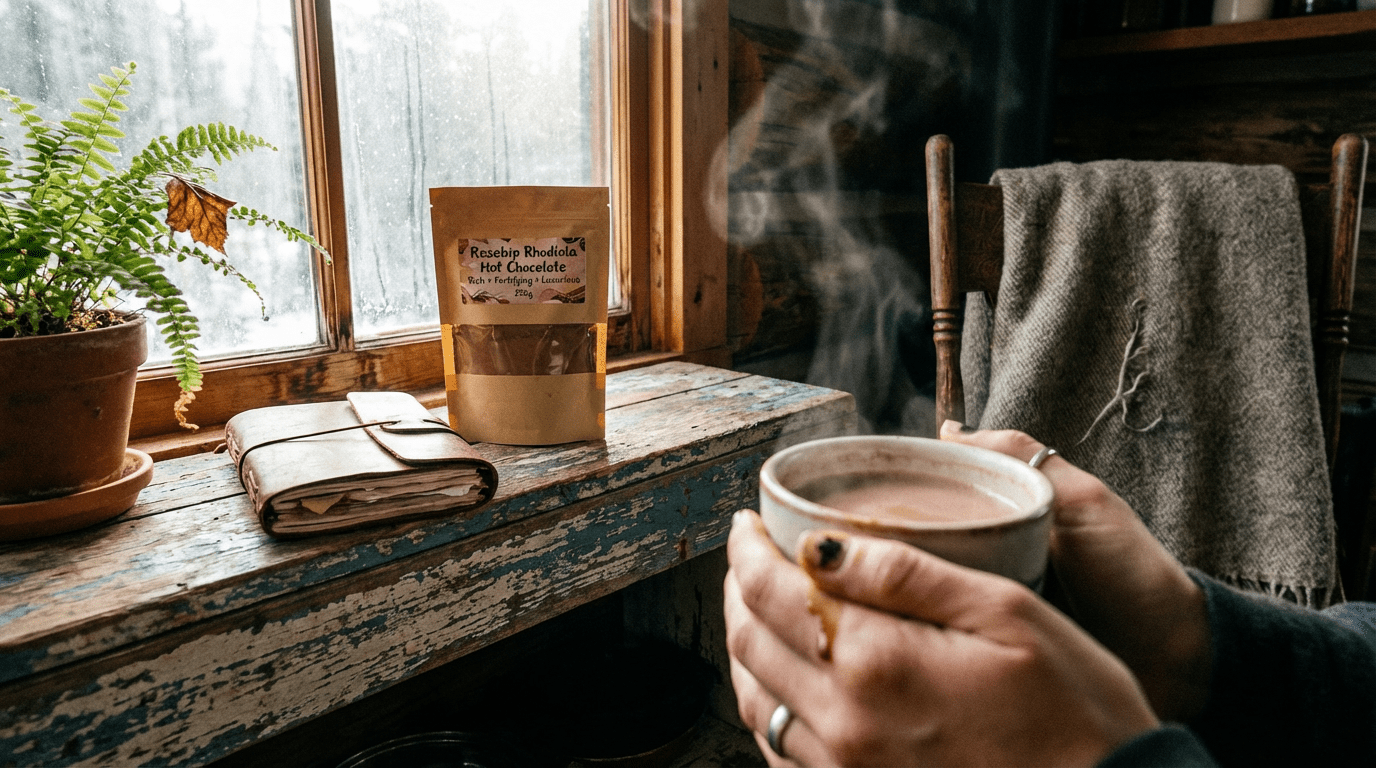 Rosehip Rhodiola Cocoa Spice Hot Chocolate - Kootenay Woman